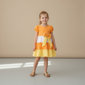 Vestido Golas Li Naranja - Foto 1
