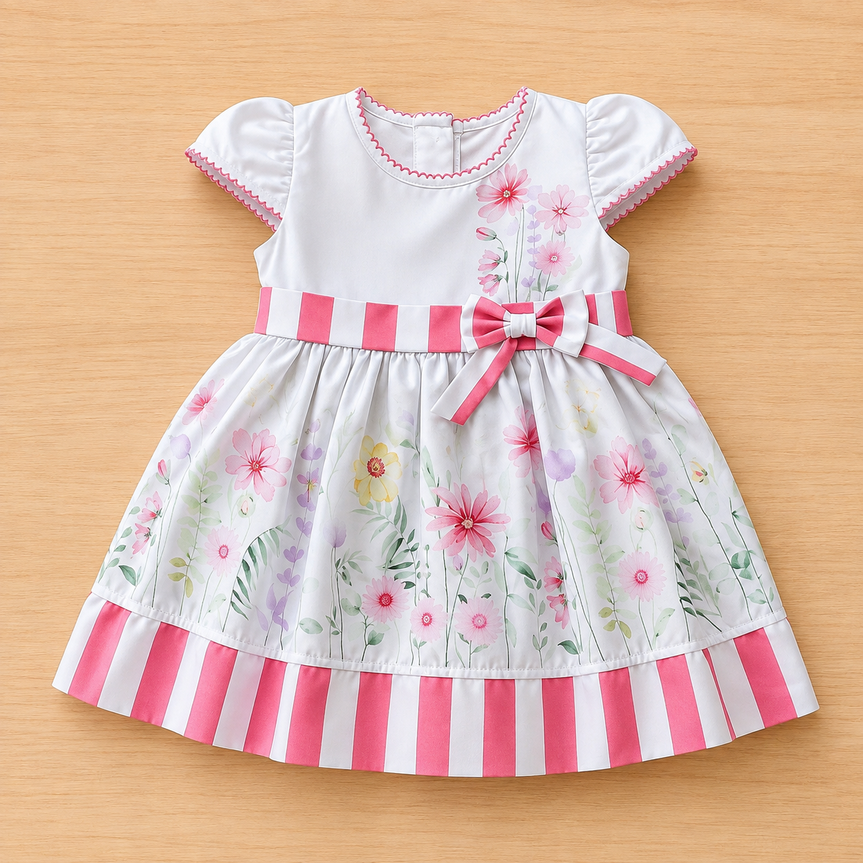 VESTIDO FLOR BABY