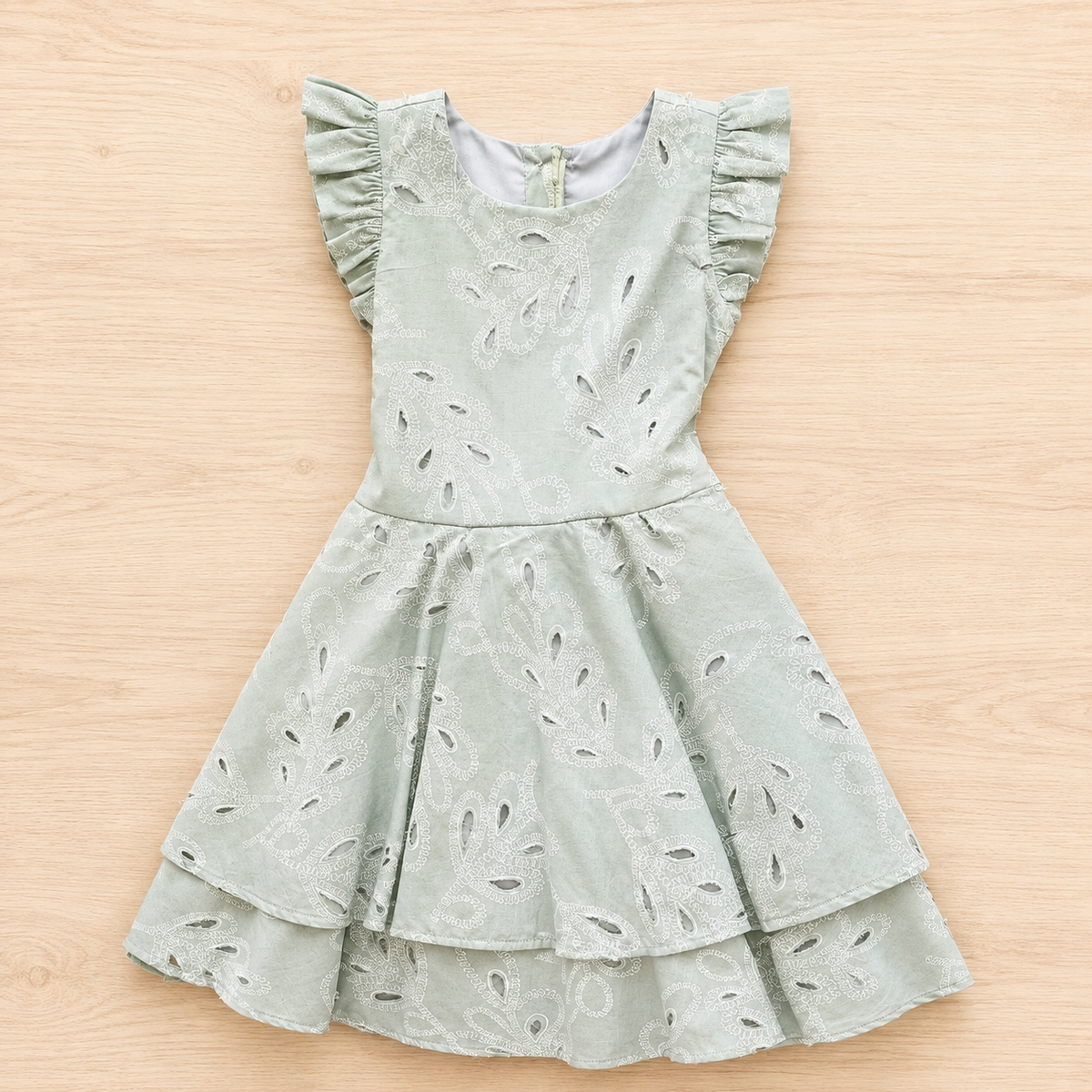 VESTIDO LEAVES GREEN