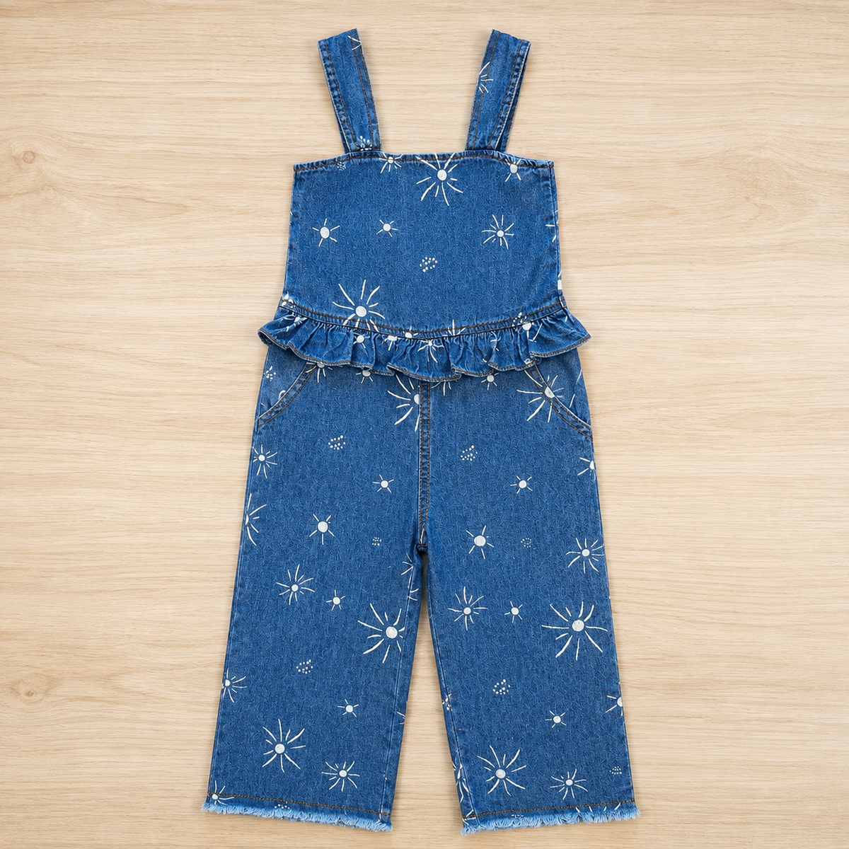 ENTERIZO JEANS FLOWERS