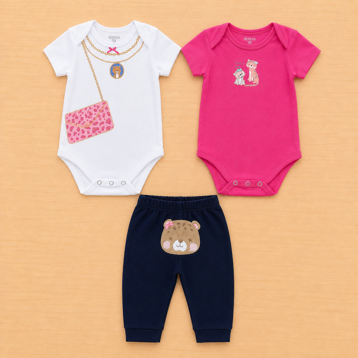 SET X3 BEAR MINI
