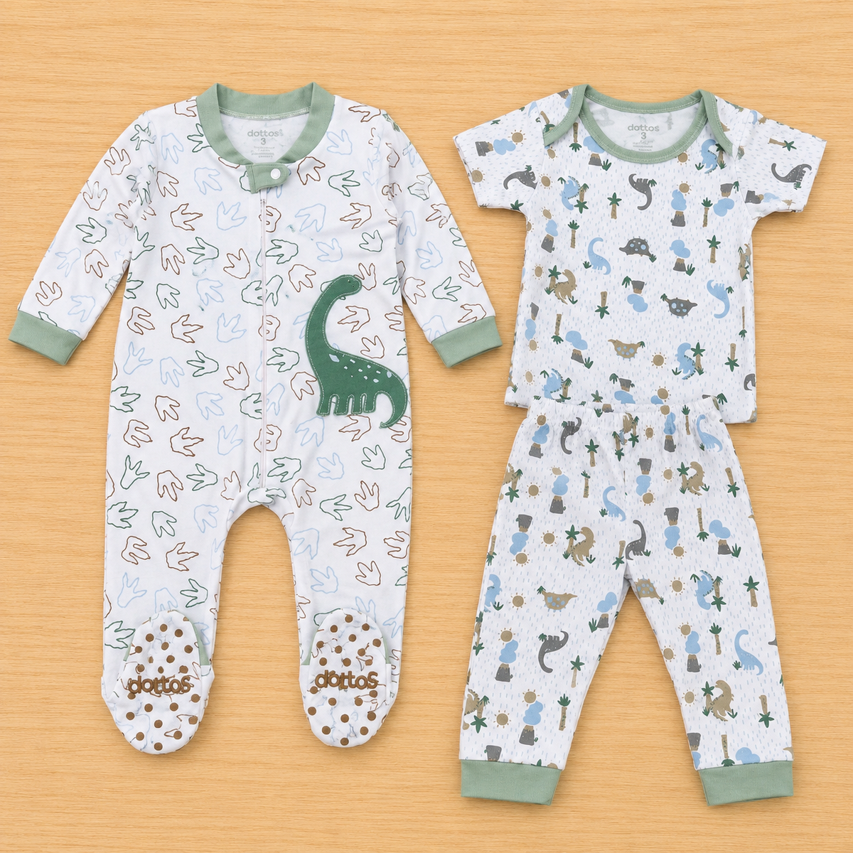 SET PIJAMA DINO B
