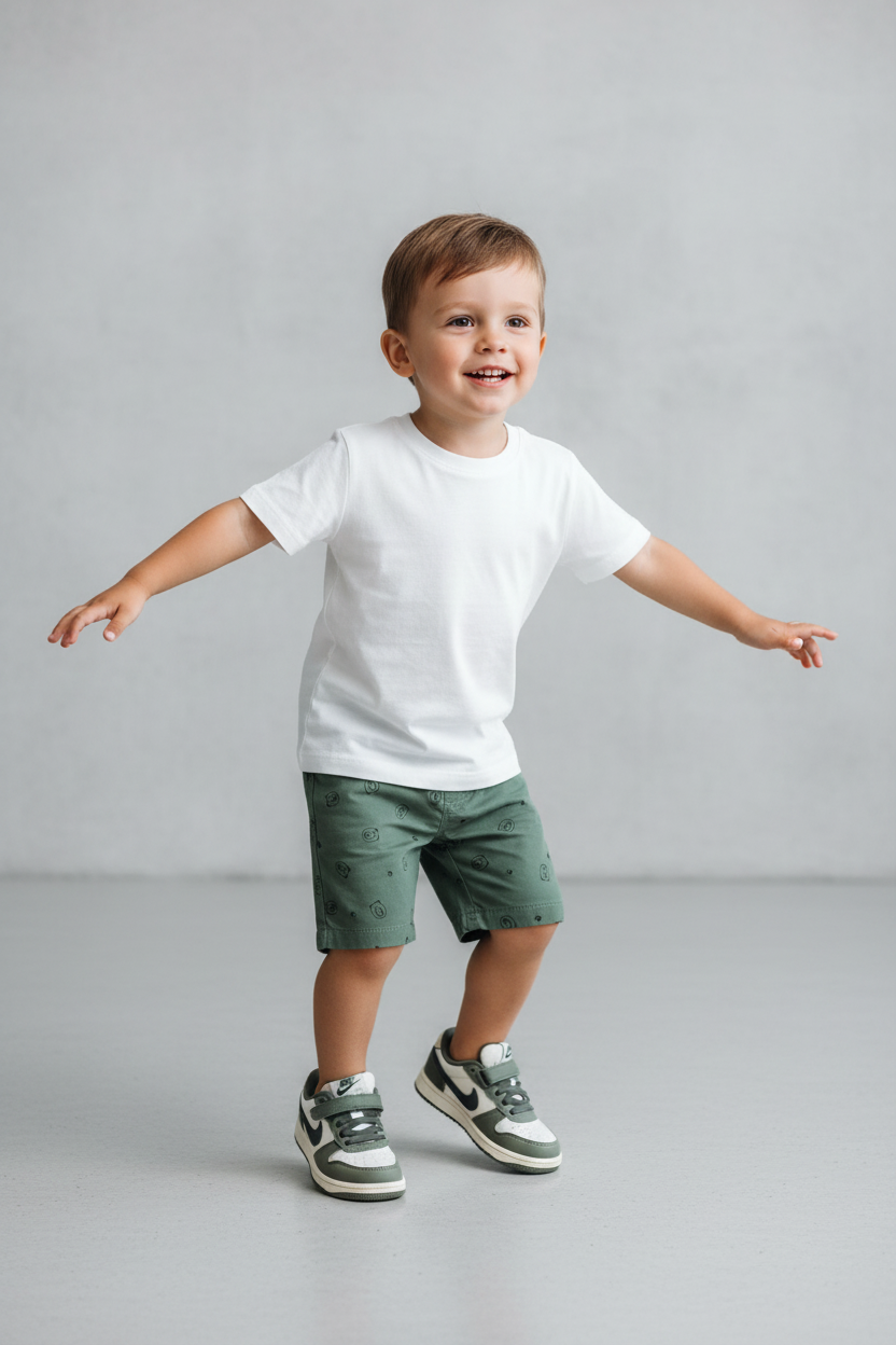 Niño cuerpo completo