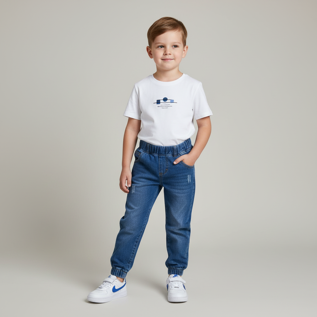 PANTALON JEANS JOGGER - Foto 1