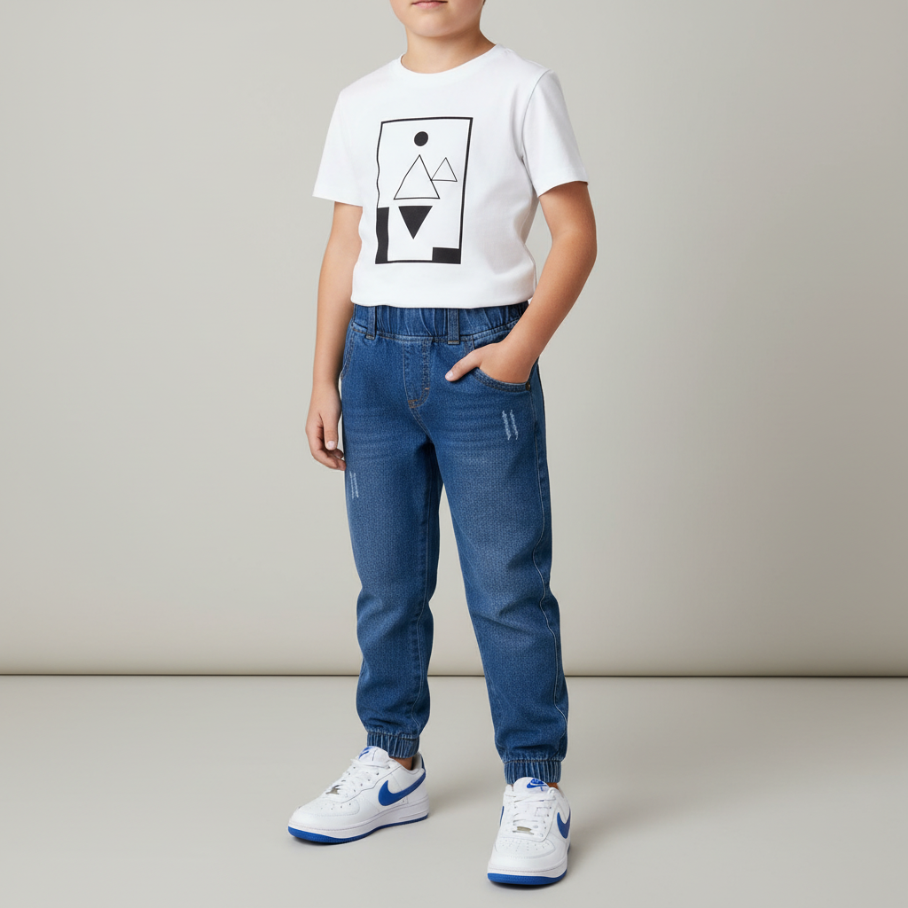 PANTALON JEANS JOGGER - Foto 2