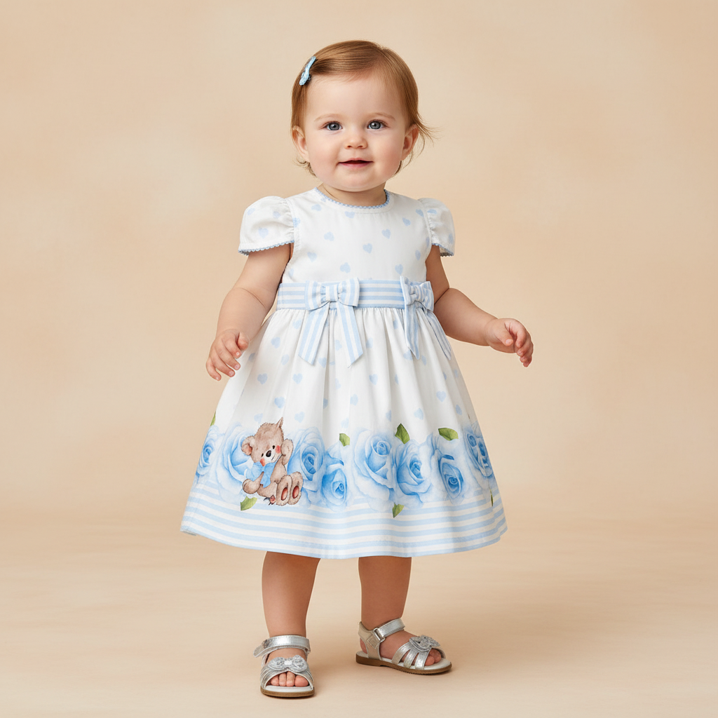 Vestido Baby Love Azul - Foto 1