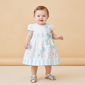 Vestido Flor Baby Agua - Foto 1