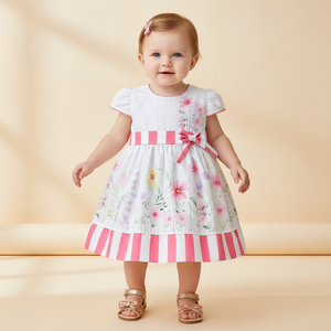 Vestido Flor Baby Coral - Foto 1 Modelo
