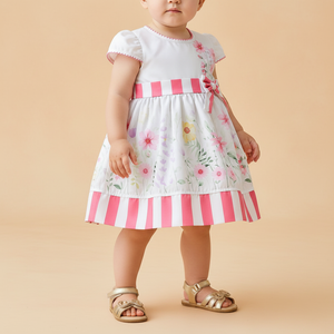 Vestido Flor Baby Coral - Foto 2 Detalle